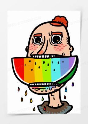 熊猫萌萌吃瓜,熊猫萌萌的甜蜜瓜果时光